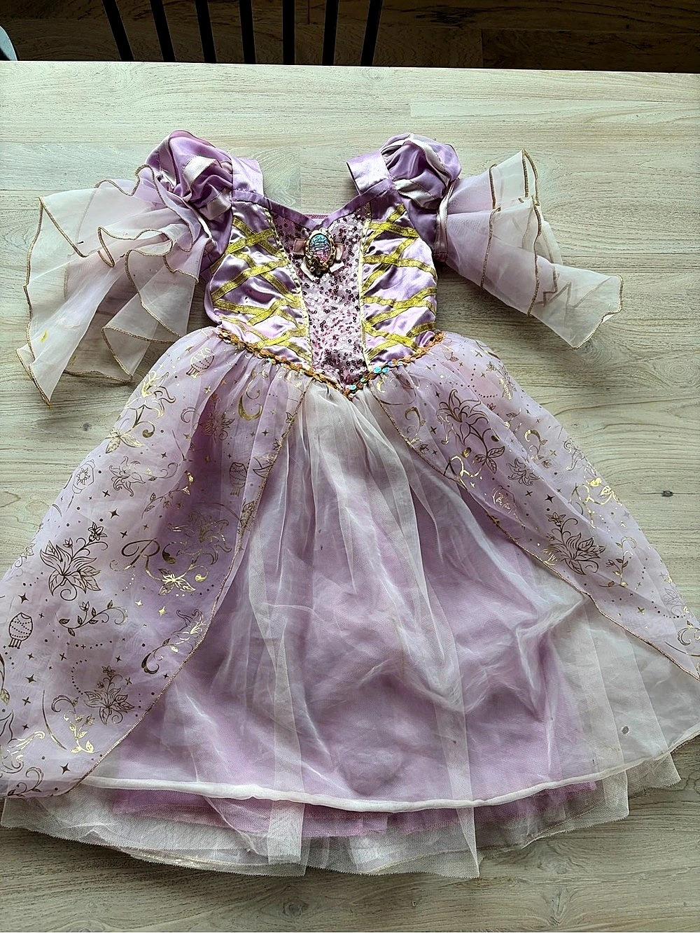 Disney Rapunzel Costume for Kids – Tangled Rapunzel Tangled Girls Floral Party